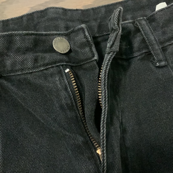Black High Rise Dad Jeans - Picture 3 of 5